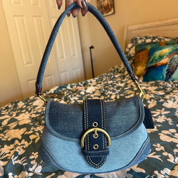Coach Denim Soho re-edition  Shoulder Bag - Picture 1 of 10